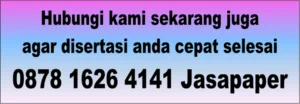 JASA PEMBUATAN TESIS S2, DISERTASI S3, JURNAL SCOPUS,